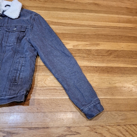 Primark Denim and Fleece Jacket Sherpa Lined  Xs - Picture 3 of 5